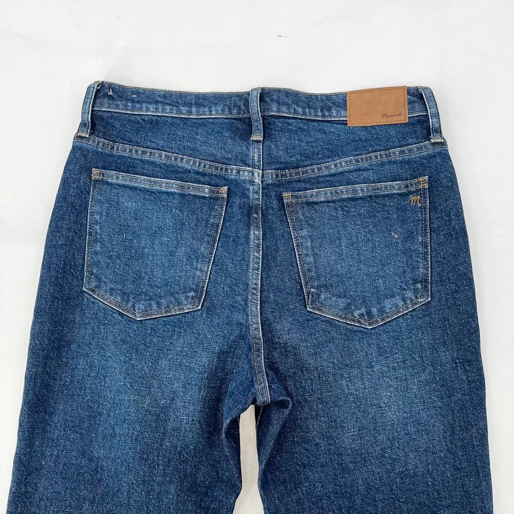 Madewell Stovepipe Full-Length High-Rise Jeans in Styler Wash size 29 x 33 - Picture 14 of 16